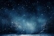 Winter night sky with stars and clouds background. Generative Ai