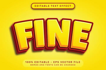 Poster - fine 3d text effect and editable text effect