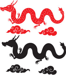Wall Mural - chinese new year dragon