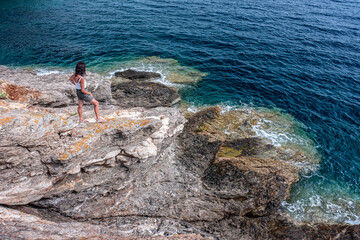 Wall Mural - Isola d'Elba Scogliera a Porto Azzurro