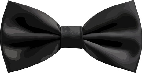 Wall Mural - Black bow tie clip art