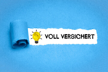 Wall Mural - voll versichert