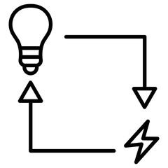 Sticker - Electrical Energy Icon