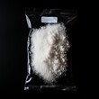 A bag of white cocaine powder