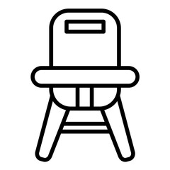 Sticker - Baby Chair Icon