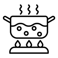 Sticker - Water Boil Icon