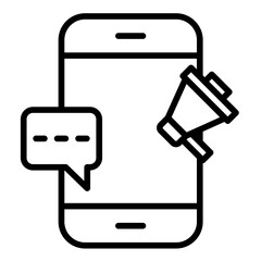 Sms Marketing Icon