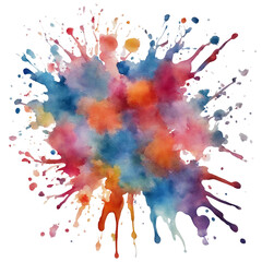 Poster - watercolour splat