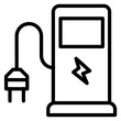 Free Charging Line Icon