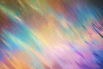 Wall Mural - Vintage dusted color holographic abstract multicolored background. Generative AI