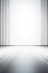 Aufkleber - a plain white background with spotlight focusing towards the center ai generated illustration