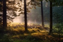Forest Morning Landscape Beautiful