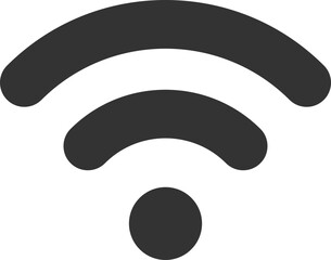Poster - Free wi fi icon. Connection zone wifi vector symbol. Radio waves signal.