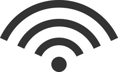 Poster - Free wi fi icon. Connection zone wifi vector symbol. Radio waves signal.