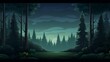 A solitary forest background for product mockup  AI generated illustration