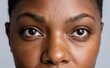 © Didikidiw61447 - Extreme close up portrait of real African American woman looking at camera