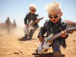 Heavy Metal Kids in der Wüste