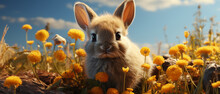 Frühlingsfreude: Der Hase Im Blumenmeer