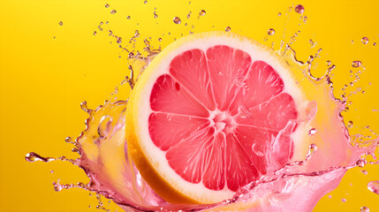 Wall Mural - Lemon on isolated background