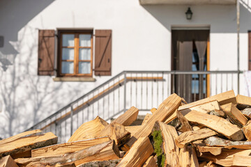 Firewood to heat the house this winter. Biomass