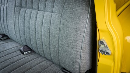 Sticker - Bench seat inside of a truck