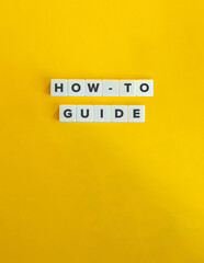 Wall Mural - how-to, guide, guidance, advice, direction concept image.