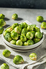 Canvas Print - Healthy Organic Brussels Sprouts