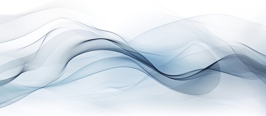 Poster - In an abstract business setting, a texture of innovative design and technology emerges, isolated in a pristine white background. Exploring the art of illustration, it exemplifies a concept of space