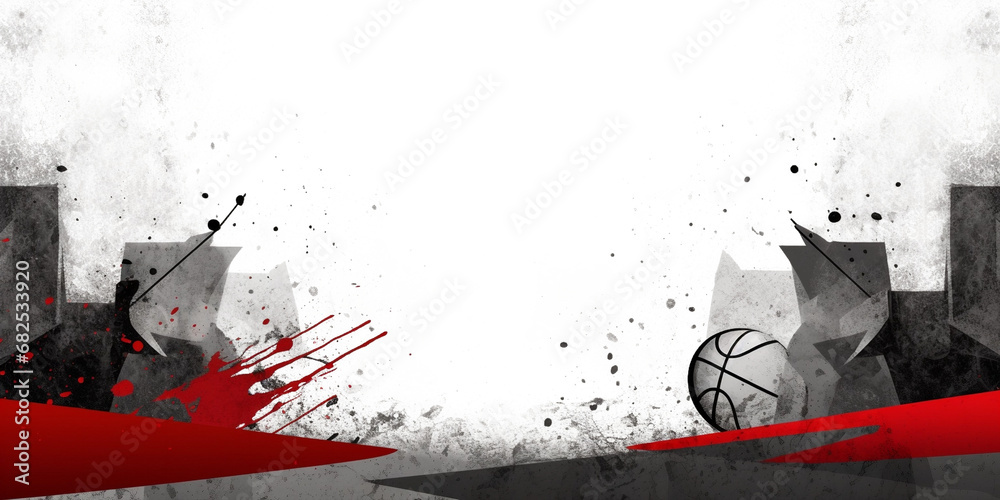 Step onto the virtual court with this basketball-themed wallpaper ...