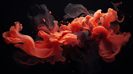 abstract dark painting color background u
