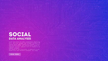 Aufkleber - Big Data cloud computing. Blockchain visualiztion. Social network information complexity.