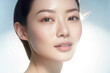 © Elaine - Portrait of beauty asian woman with perfect healthy glow skin facial