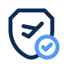 Sticker - safe outline color icon