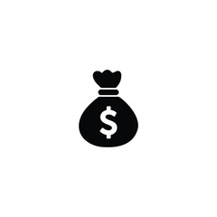 Poster - Money bag icon, Dollar sack money icon vectorMoney bag icon, Dollar sack money icon vector