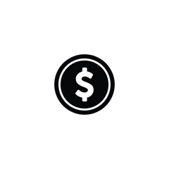 Poster - money dollar icon, money dollar sign vector