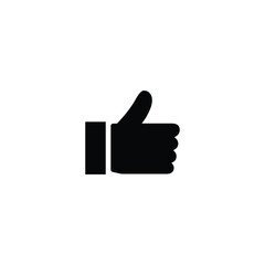 Wall Mural - like hand icon, like hand sign vector