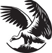 Vulture Vector Icon Symbol & Logo