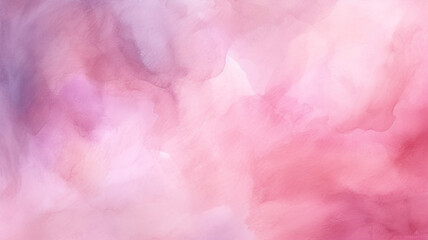 Wall Mural - Pink watercolor abstract background. Watercolor pink illustration