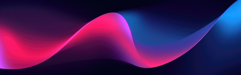 Fototapete - Abstract dark blue and dark purple liquid wavy shapes futuristic banner Modern colorful gradient liquid fluid