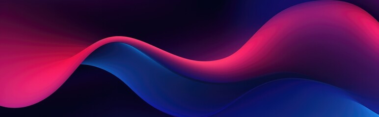 Fototapete - Abstract dark blue and dark purple liquid wavy shapes futuristic banner Modern colorful gradient liquid fluid