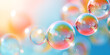 bubbles in the air,Enchanting Airborne Spheres Bubble Ballet