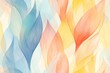 seamless pattern of watercolor colorful leaves.