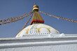 ネパールでポピュラーな仏塔の写真