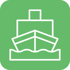 Poster - Cargo Ship Icon