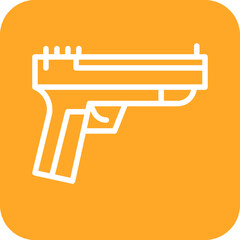 Canvas Print - Gun Icon