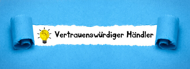 Sticker - Vertrauenswürdiger Händler	