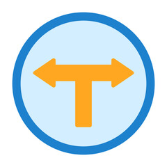 Sticker - T Junction Icon