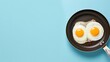 a fried egg in a pan