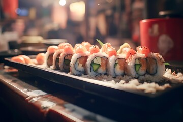 sushi, street food