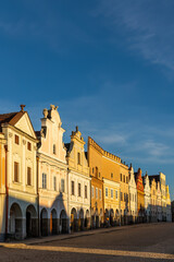 Canvas Print - Telc, Unesco world heritage site, Southern Moravia, Czech Republic.